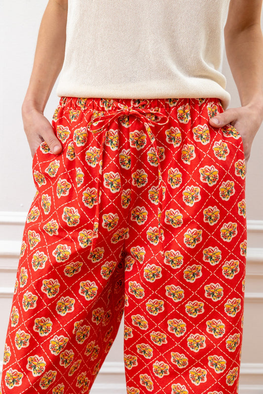 Havana Blooms Pull On Pants