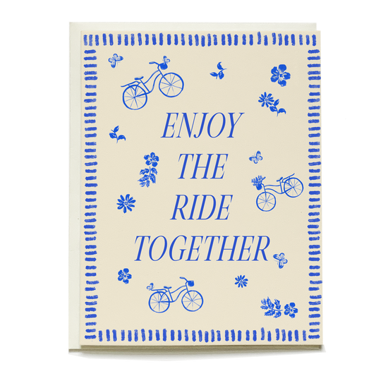 Bike Ride Wedding Card