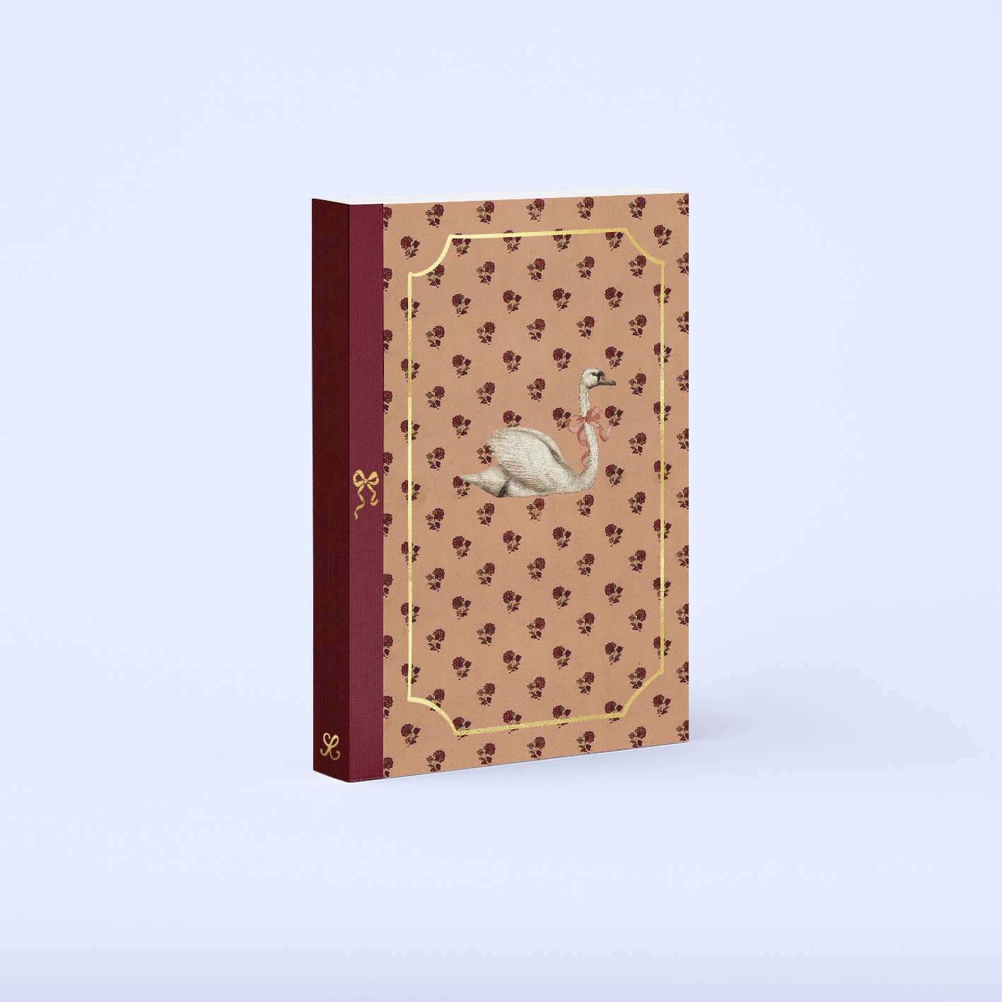 A5 Lay Flat Journal | Swan with Bow
