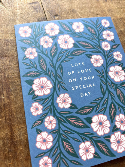 Lots of Love on Your Special Day Card
