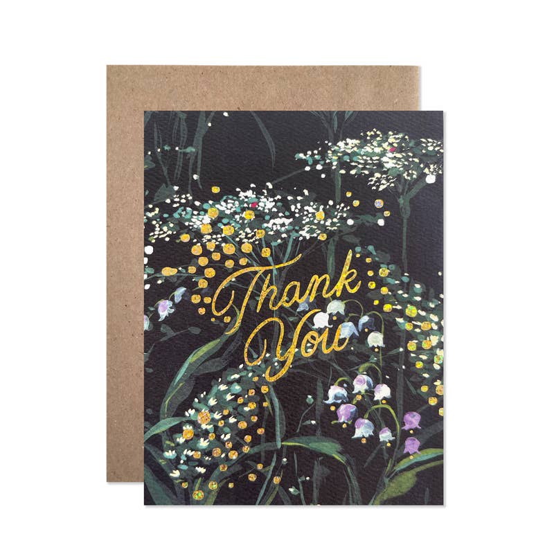 Queen Anne's Lace Thank You Card 