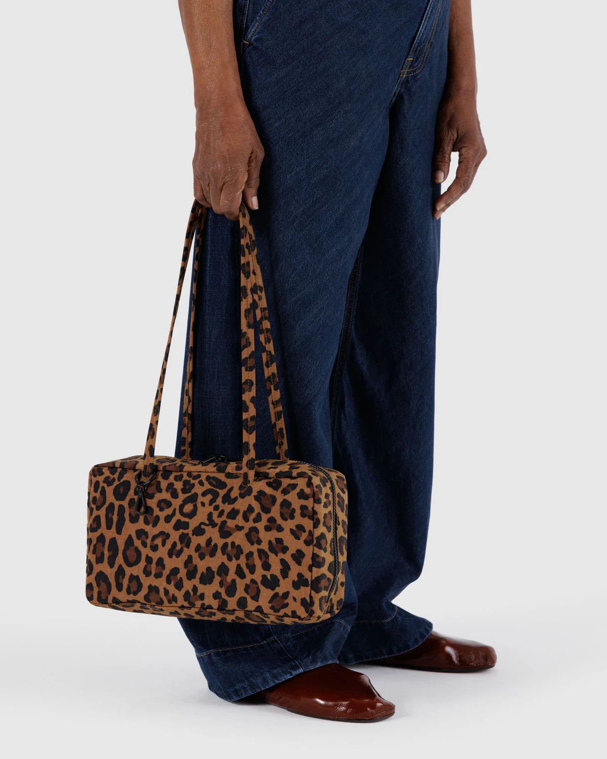 Nylon Bowler Bag | Leopard