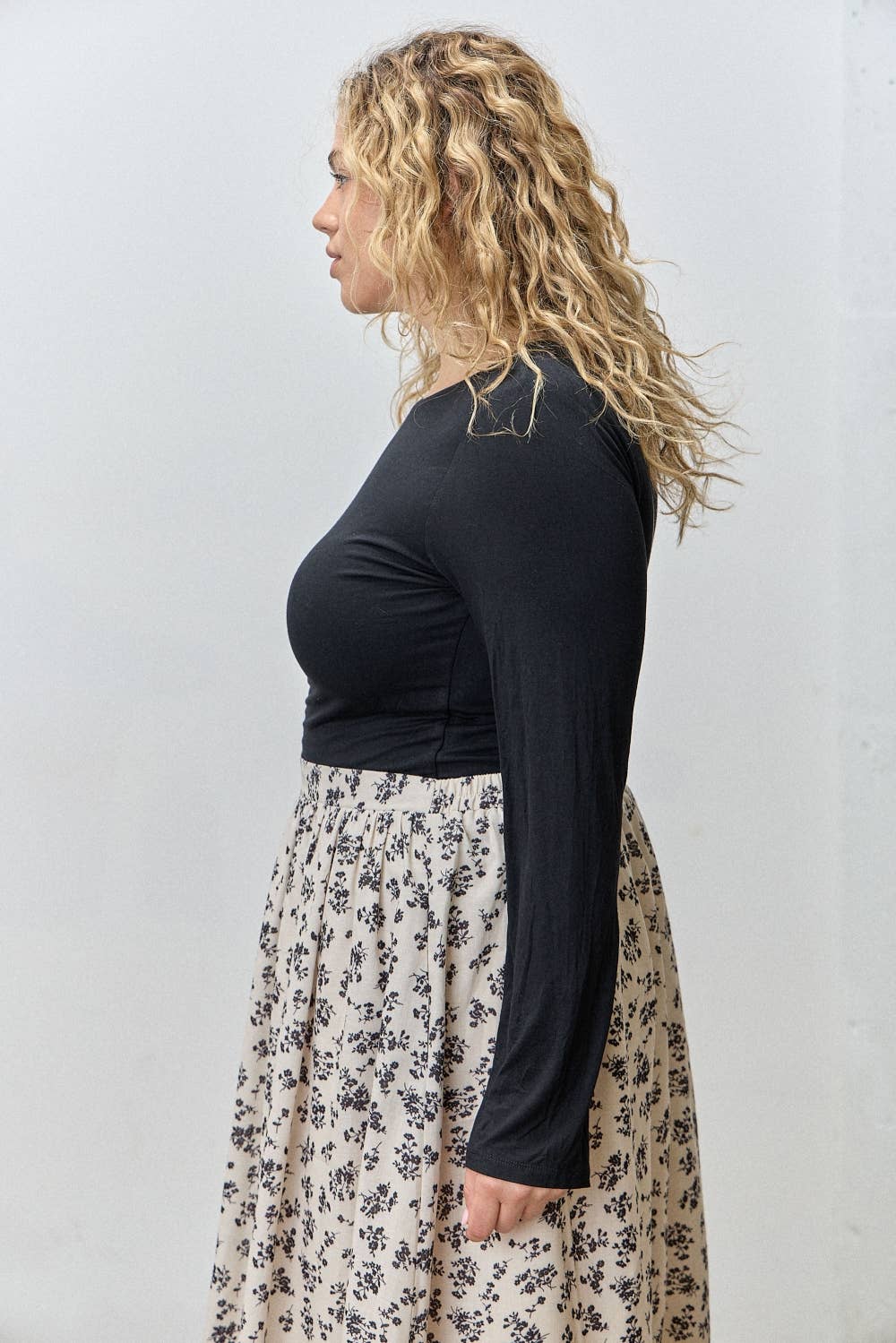 Long Layers Top | Black | Extended