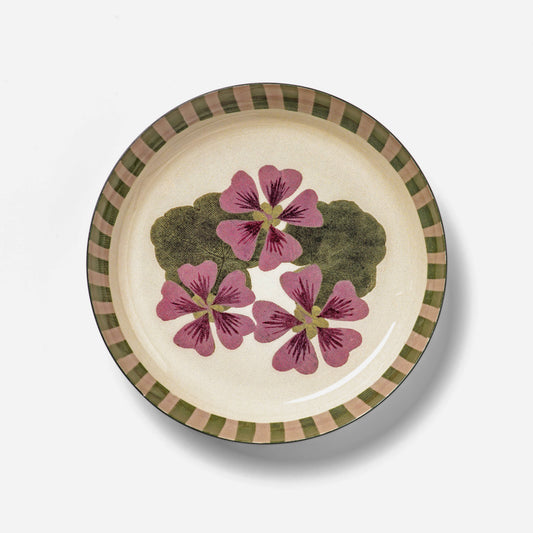 Enamel Trinket Dish | Geranium