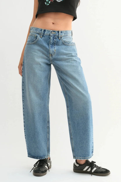 Vintage Barrel Leg Denim | Medium Wash