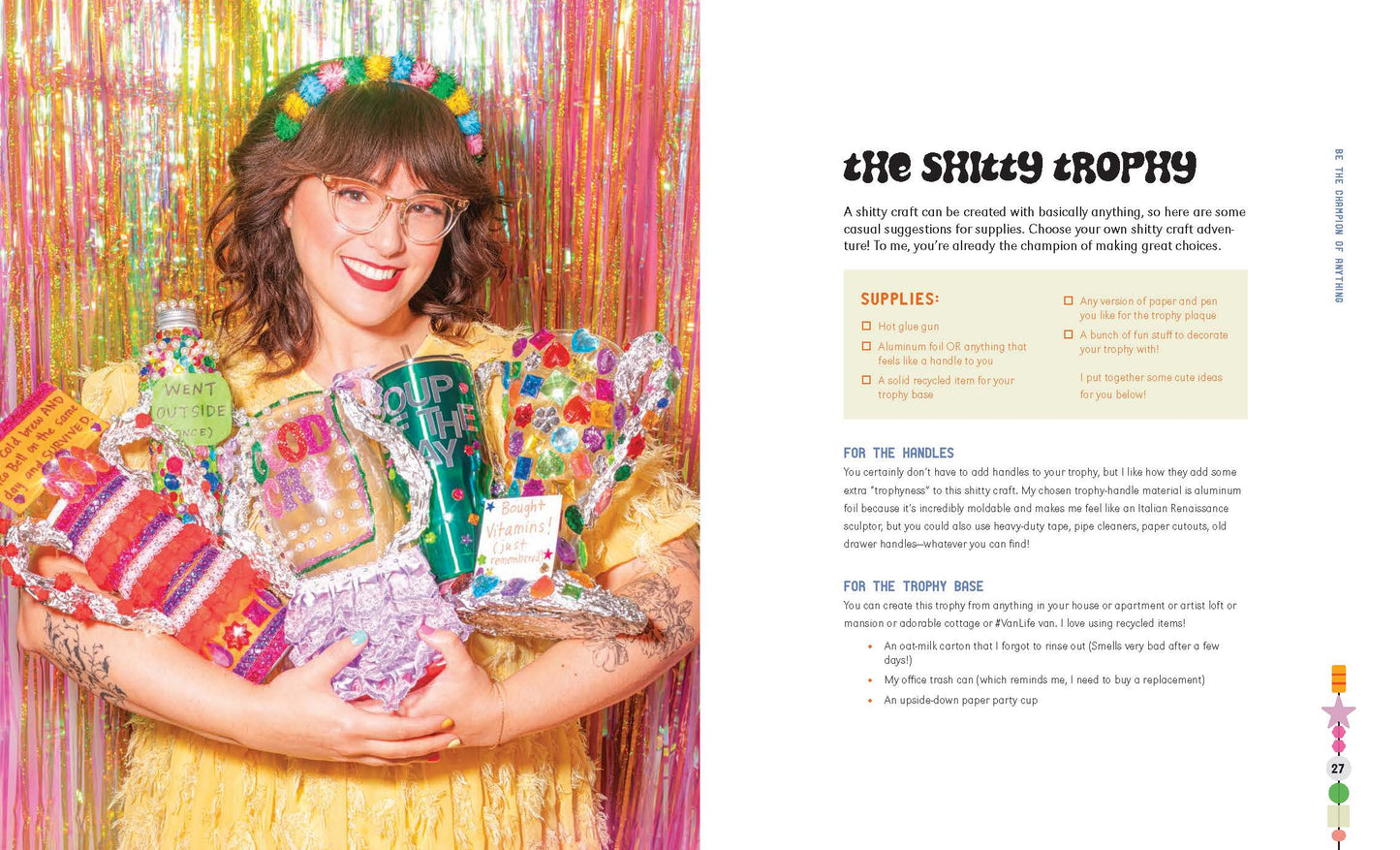 Shitty Craft Club: A Club for Gluing Beads to Trash, Talking about Our Feelings, and Making Silly Things