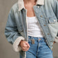 Après-ski Sherpa Denim Jacket