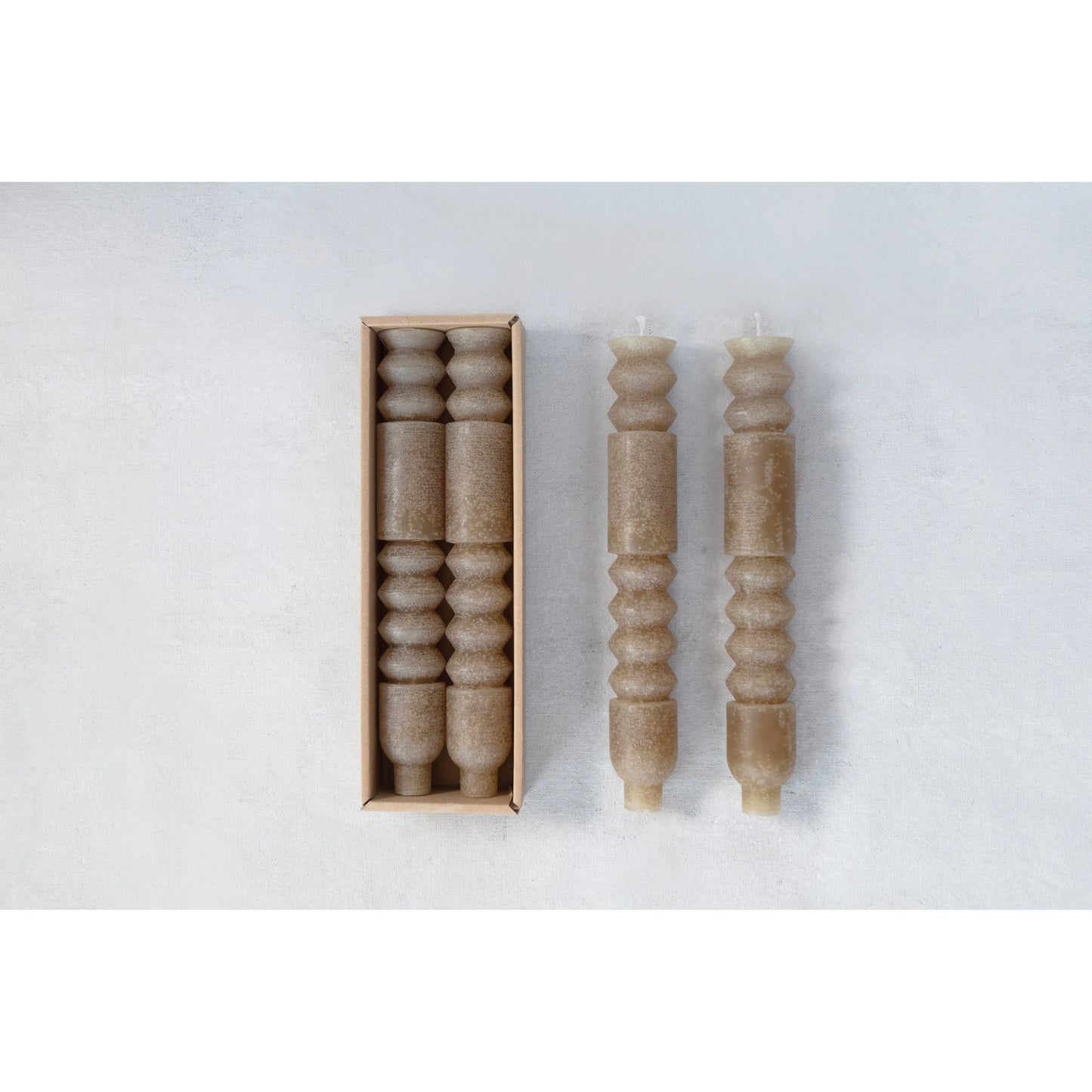 Totem Taper Candles | Set of 2
