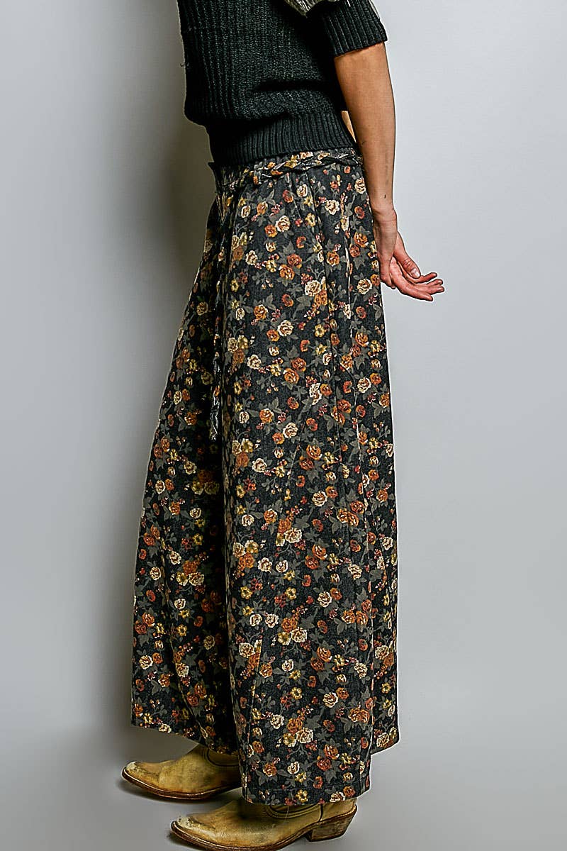 Frankie Floral Wide Leg Trousers