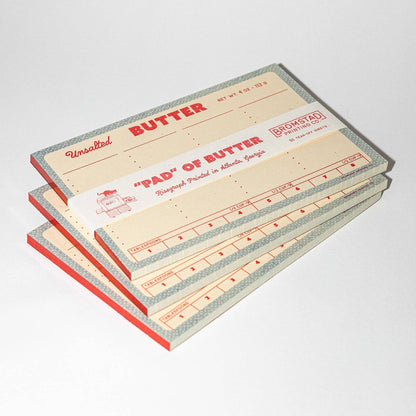 Butter Risograph Notepad