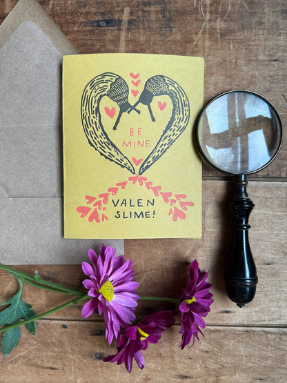 Be My Valenslime Valentine's Day Card
