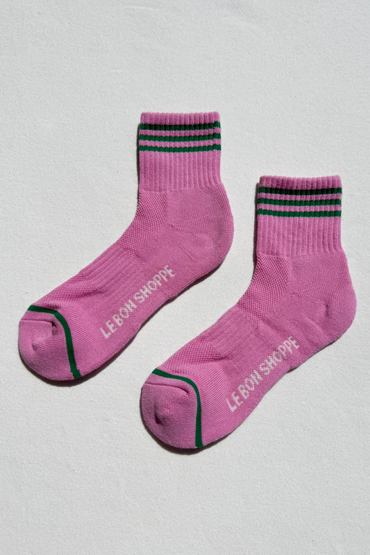 Girlfriend Socks | Rose Pink