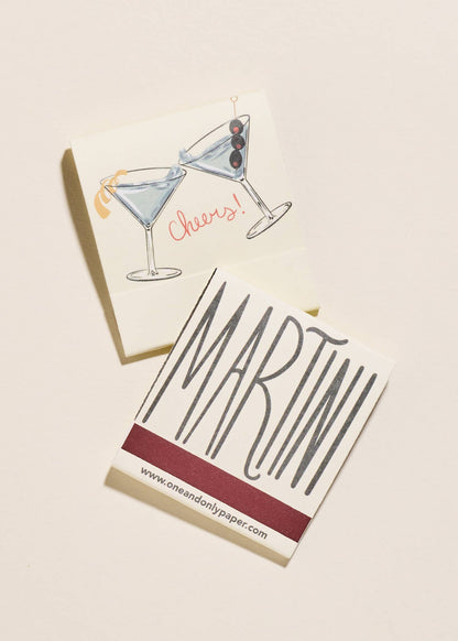 Martini Printed Matchbook