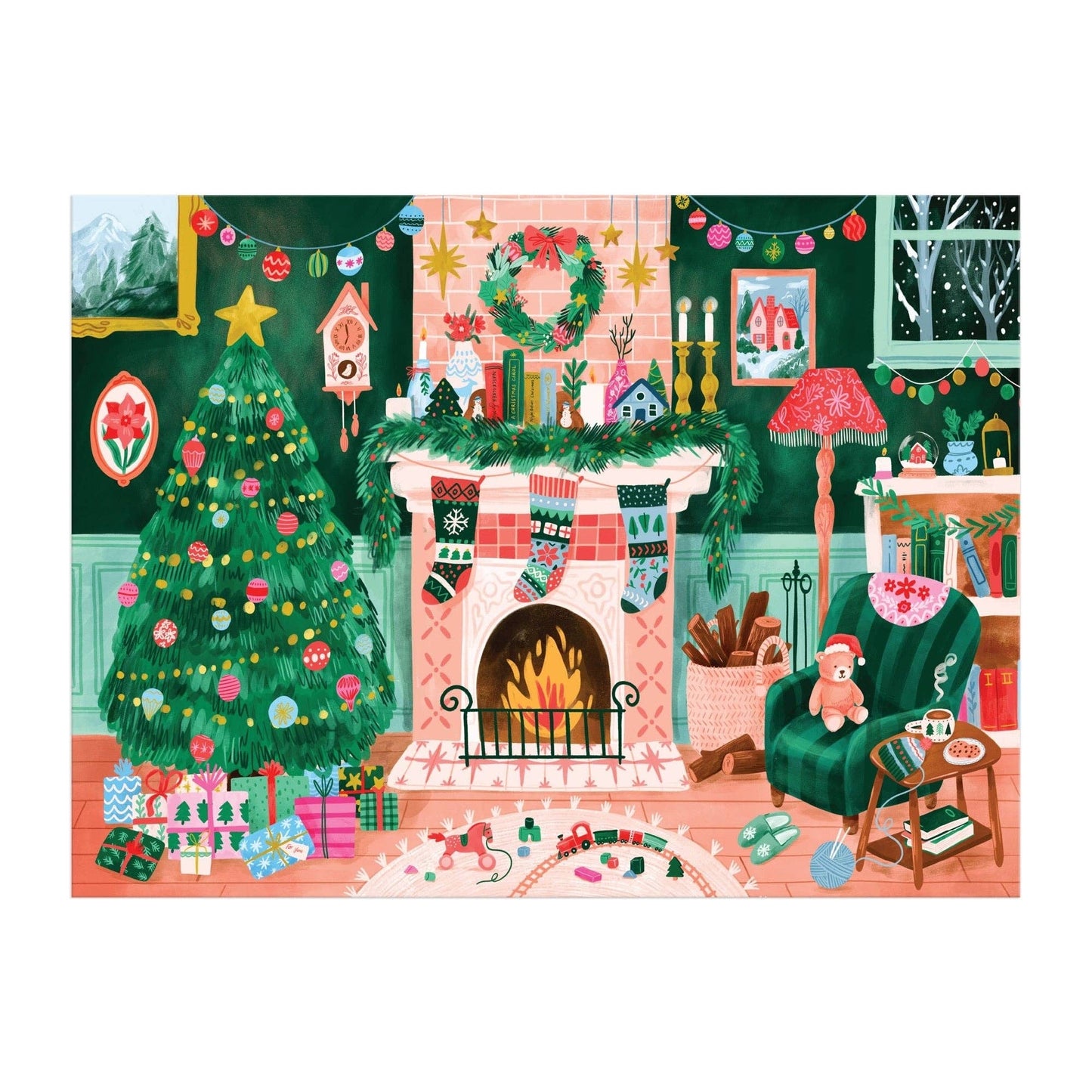 Cozy by the Fireplace | 1000 Piece Puzzle