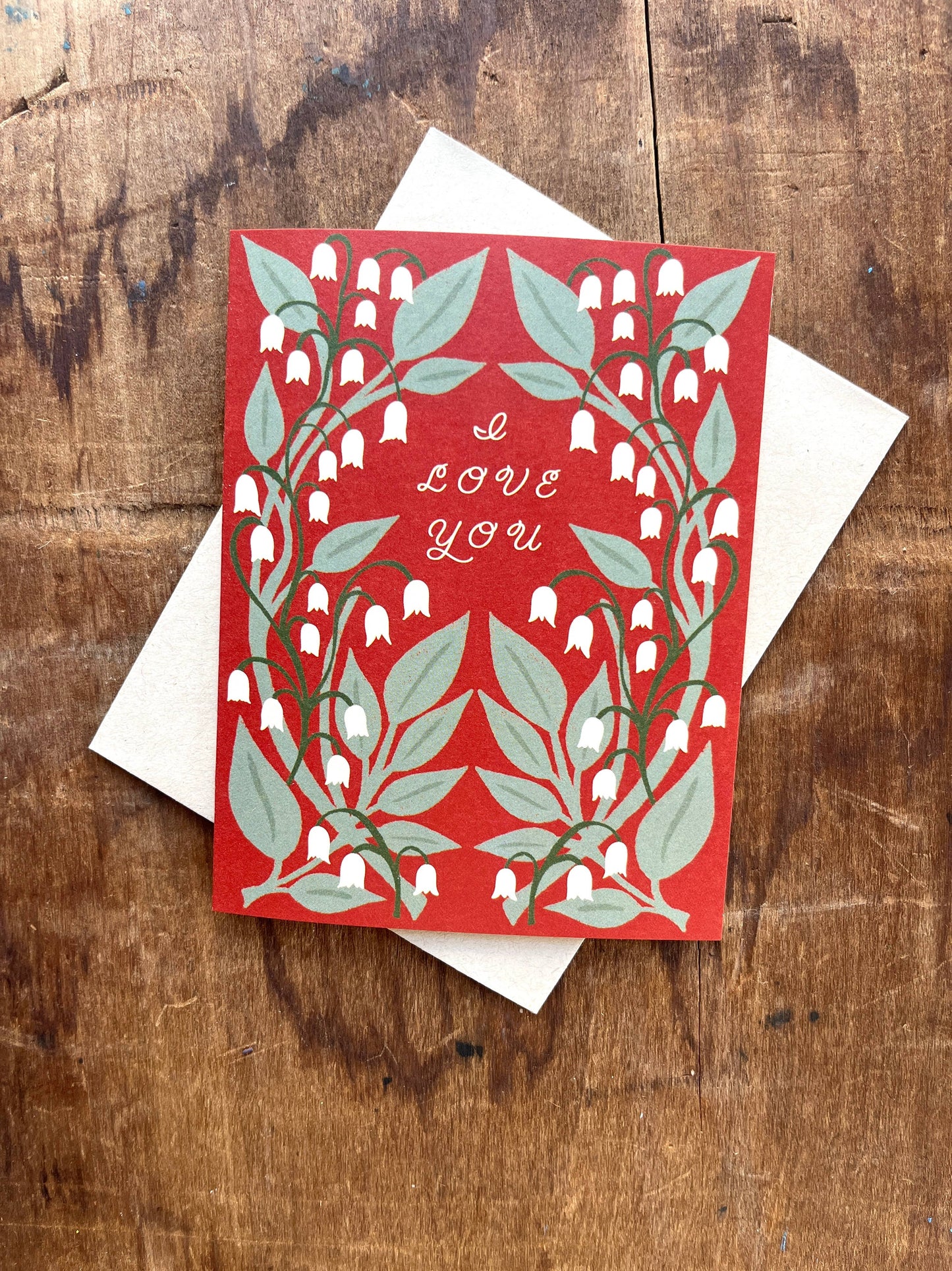 I Love You Vines Card