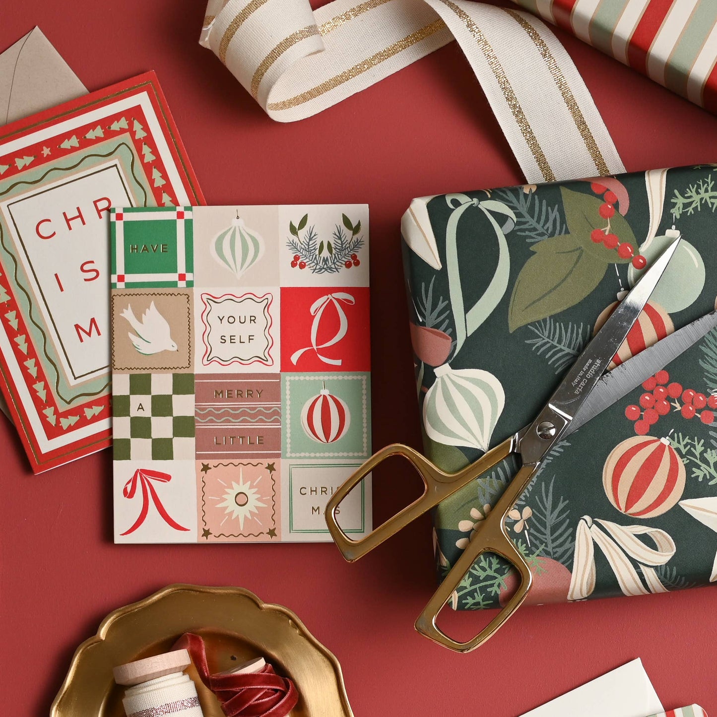 Holiday Patchwork Card