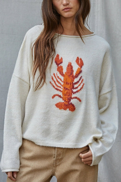 Market Price Lobster Sweater