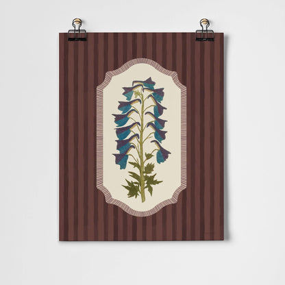 Delphinium Art Print | 11 x 14