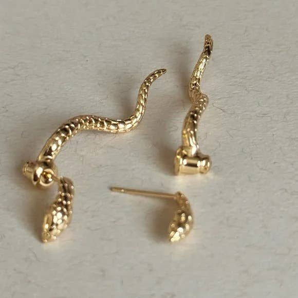 Cleo Serpent Earrings