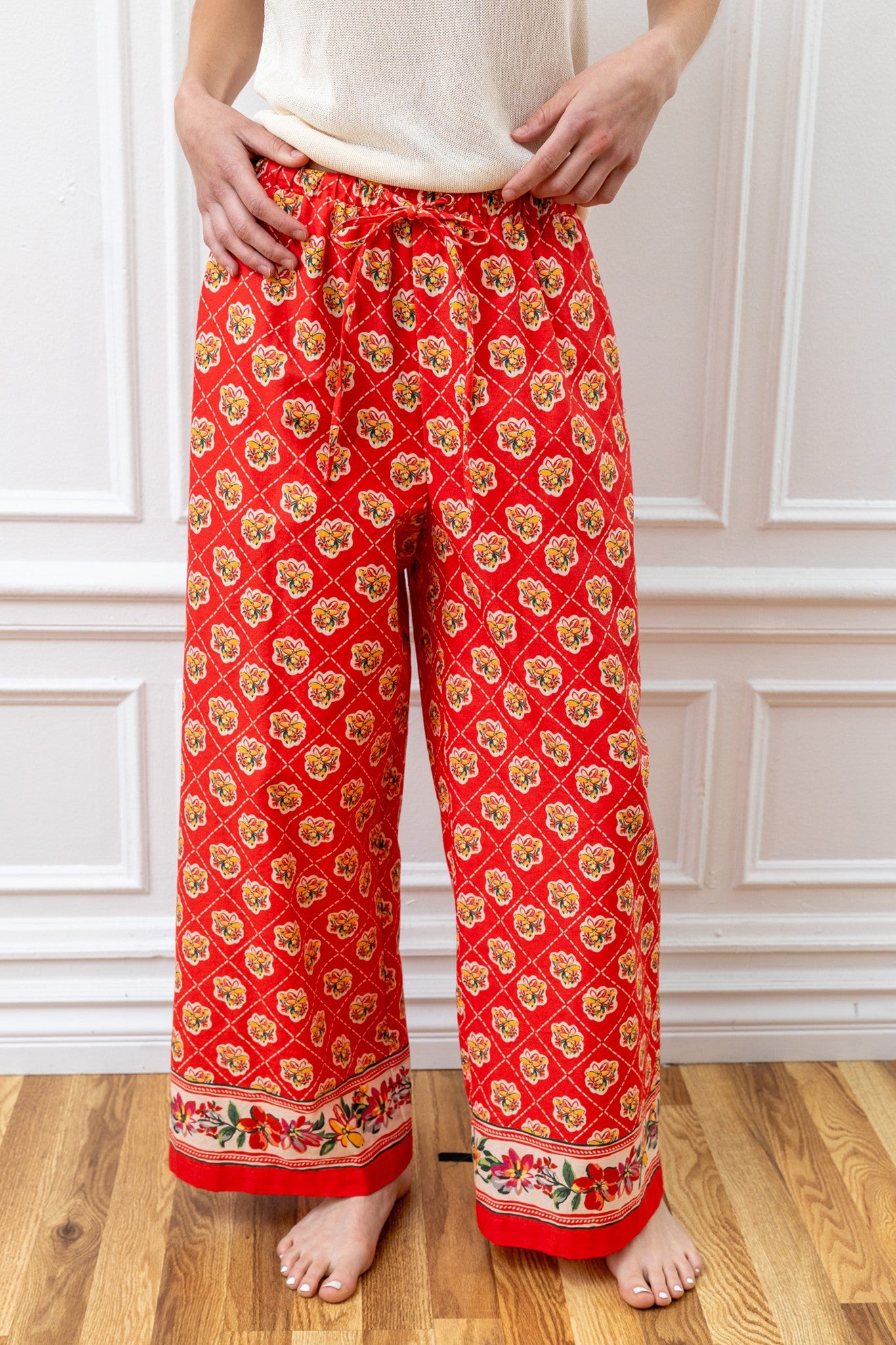 Havana Blooms Pull On Pants