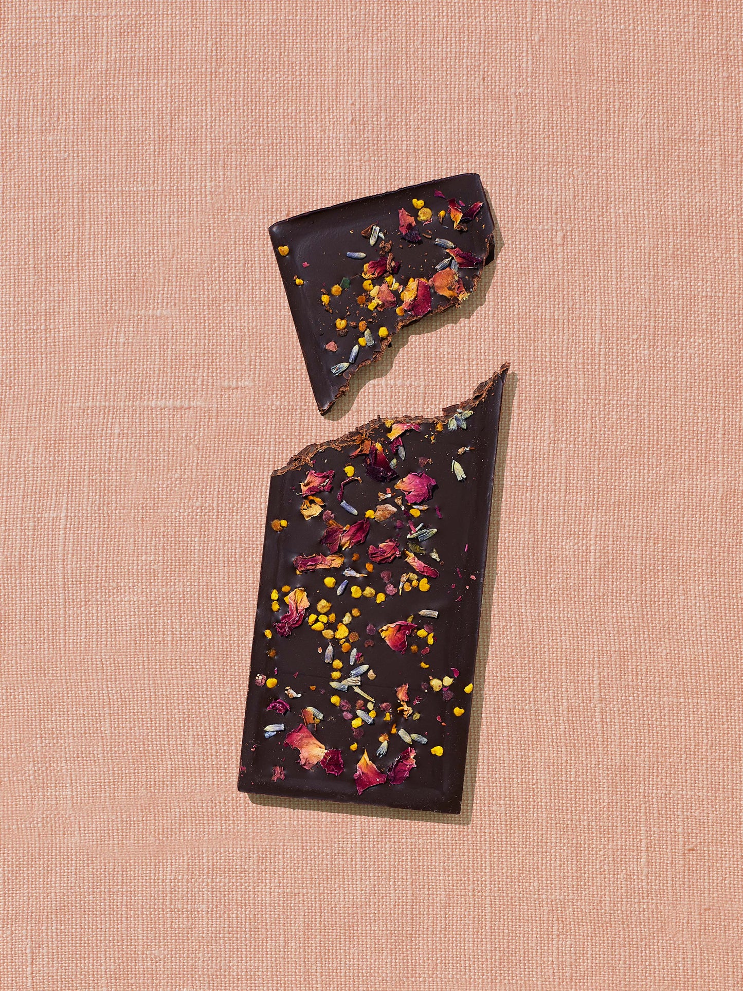 Lavender Rose Date-Sweetened Dark Chocolate