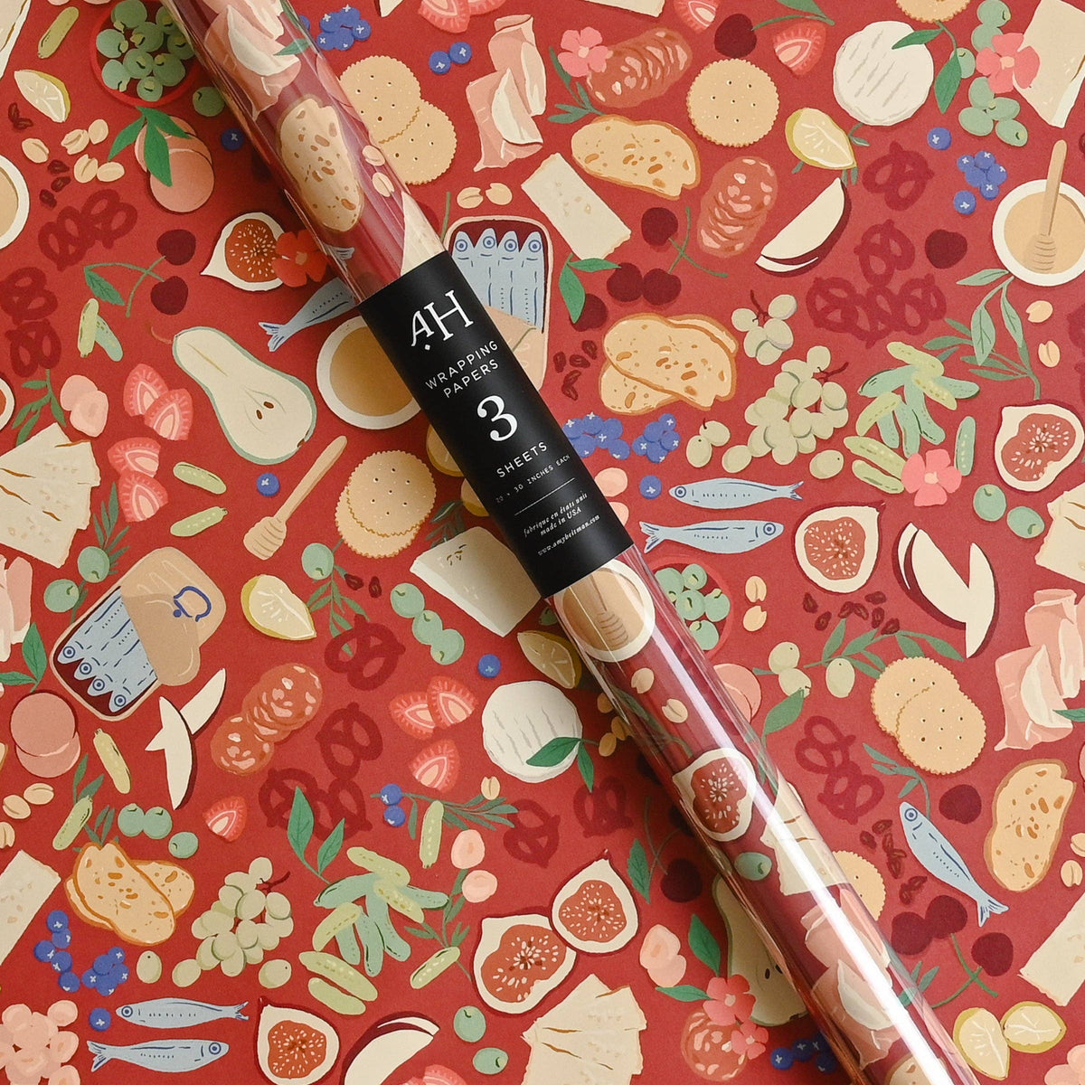 Charcuterie Wrap | Roll of 3 Sheets