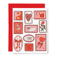 Valentines Stamps Card