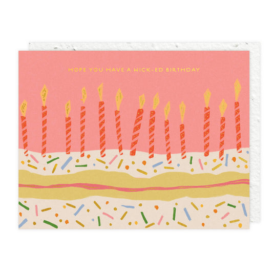 Candle Wishes Birthday Card