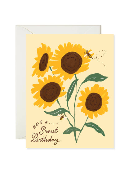 Sunflower Birthday Card