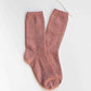 Wool Cashmere Blend Socks | Coral