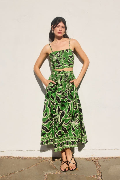 Palm Paradise Crop Top