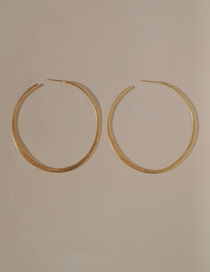 Lasso Hoop Earrings | Gold Vermeil