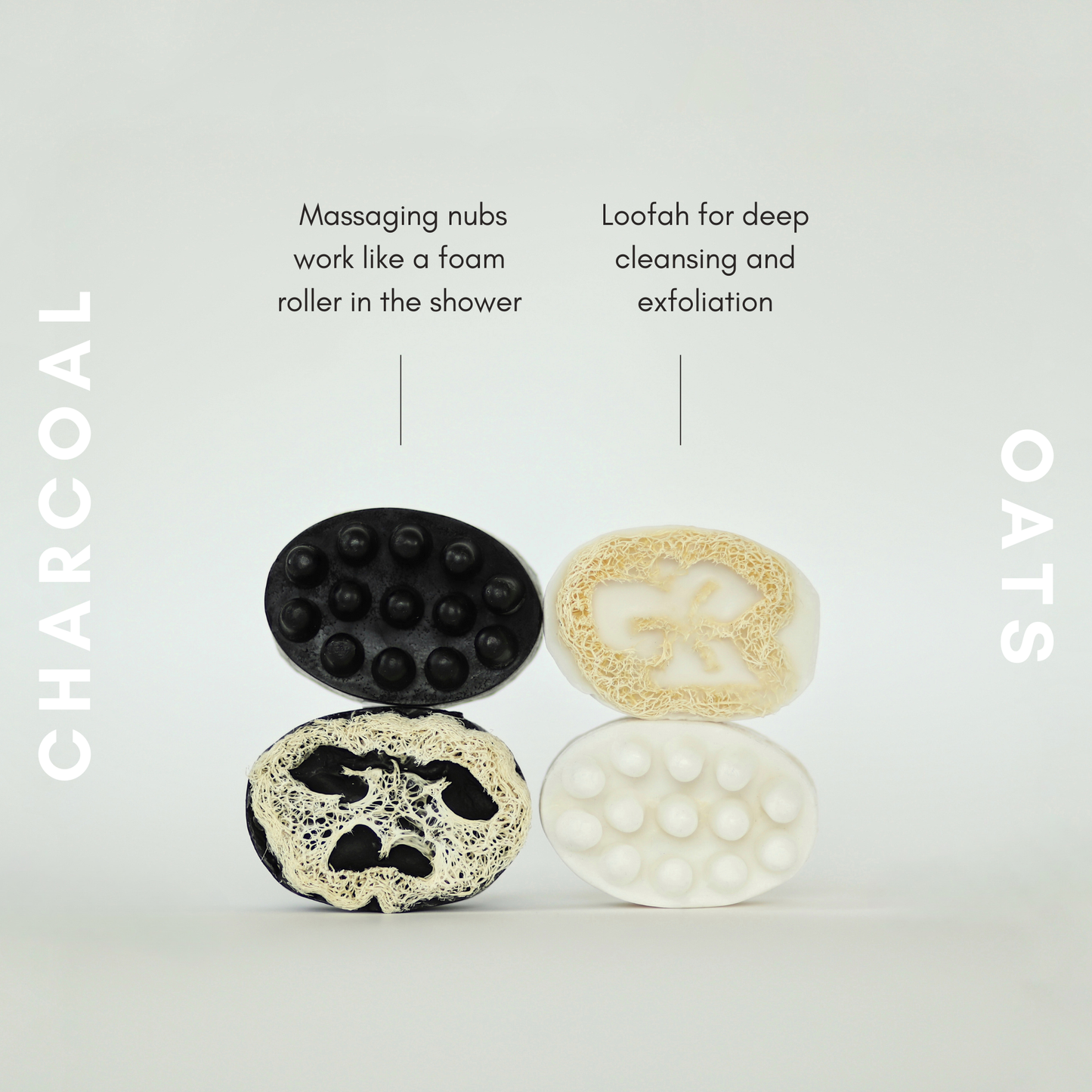 Massage Bar Soap | Charcoal