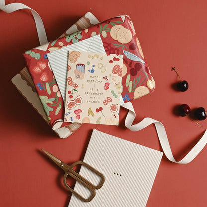 Celebrate with Snacks Birthday Card