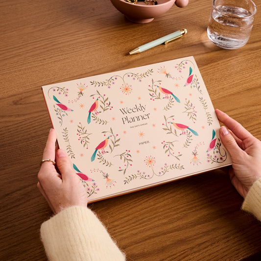 Weekly Undated Planner | Folklore Birds