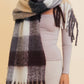 Cozy Oversized Fringe Scarf | Black