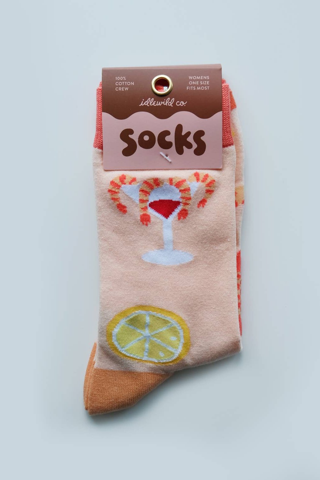 Shrimp Cocktail Crew Socks