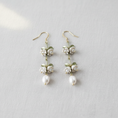 Lily of the Valley Tassel Earrings