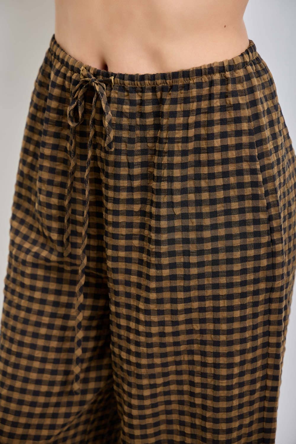 Autumn Crush Plaid Pants | Mocha