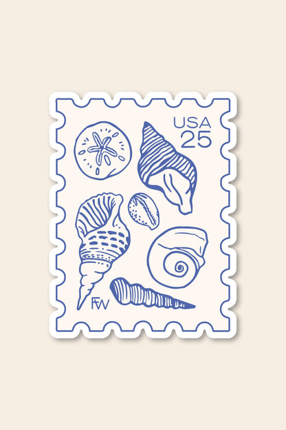 Beachcomber Postage Sticker