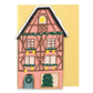 Pink Cottage Die Cut Card