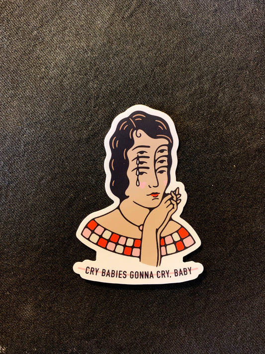 Cry Baby Sticker