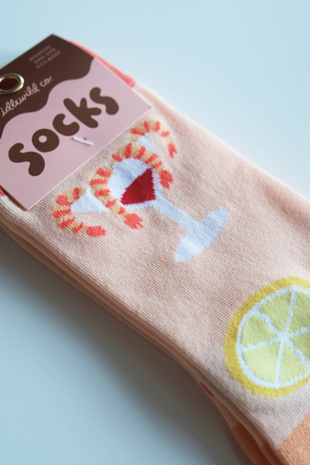 Shrimp Cocktail Crew Socks