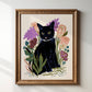 Black Cat Giclée Art Print | 8" x 10"