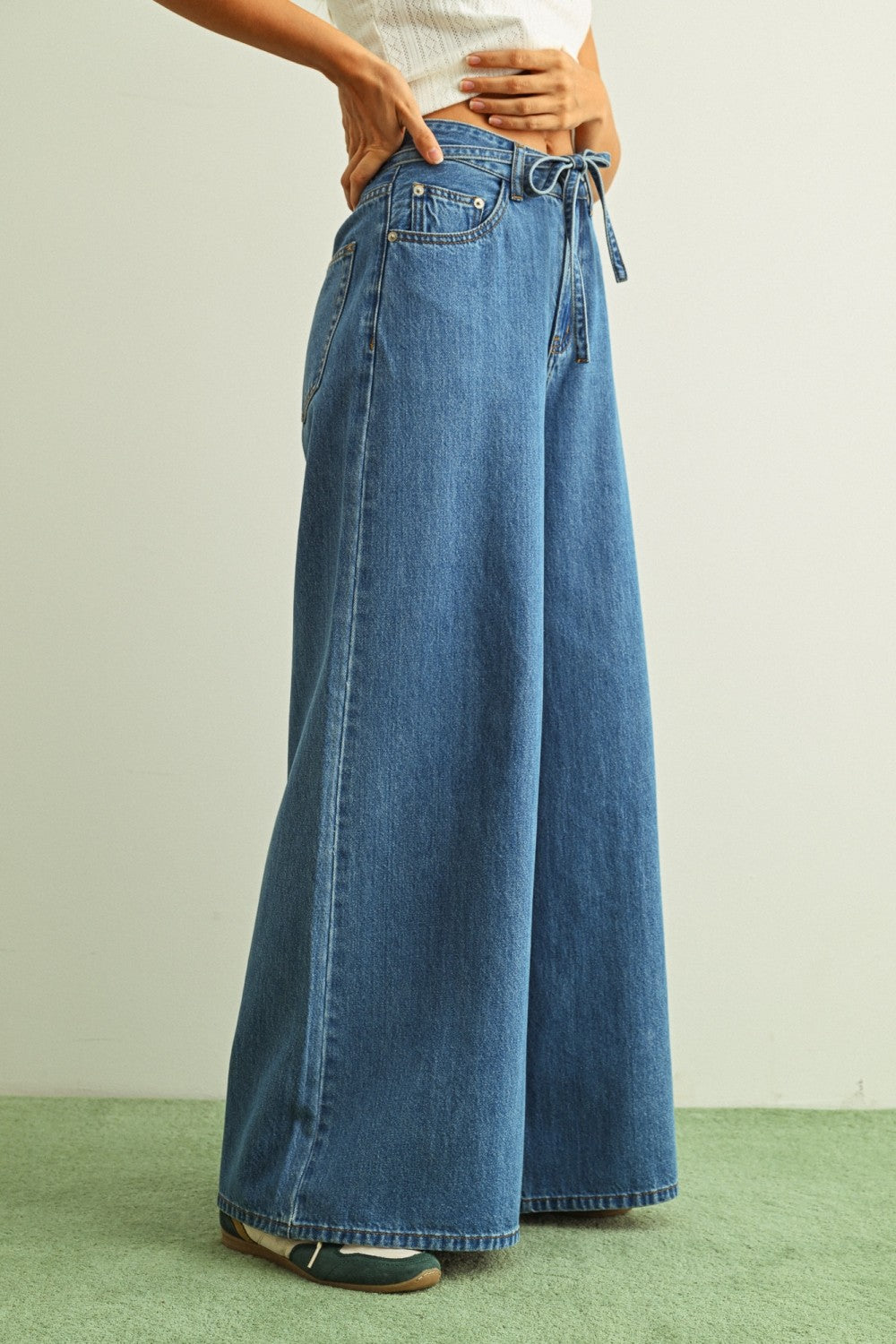 Why Knot Wide Leg Denim