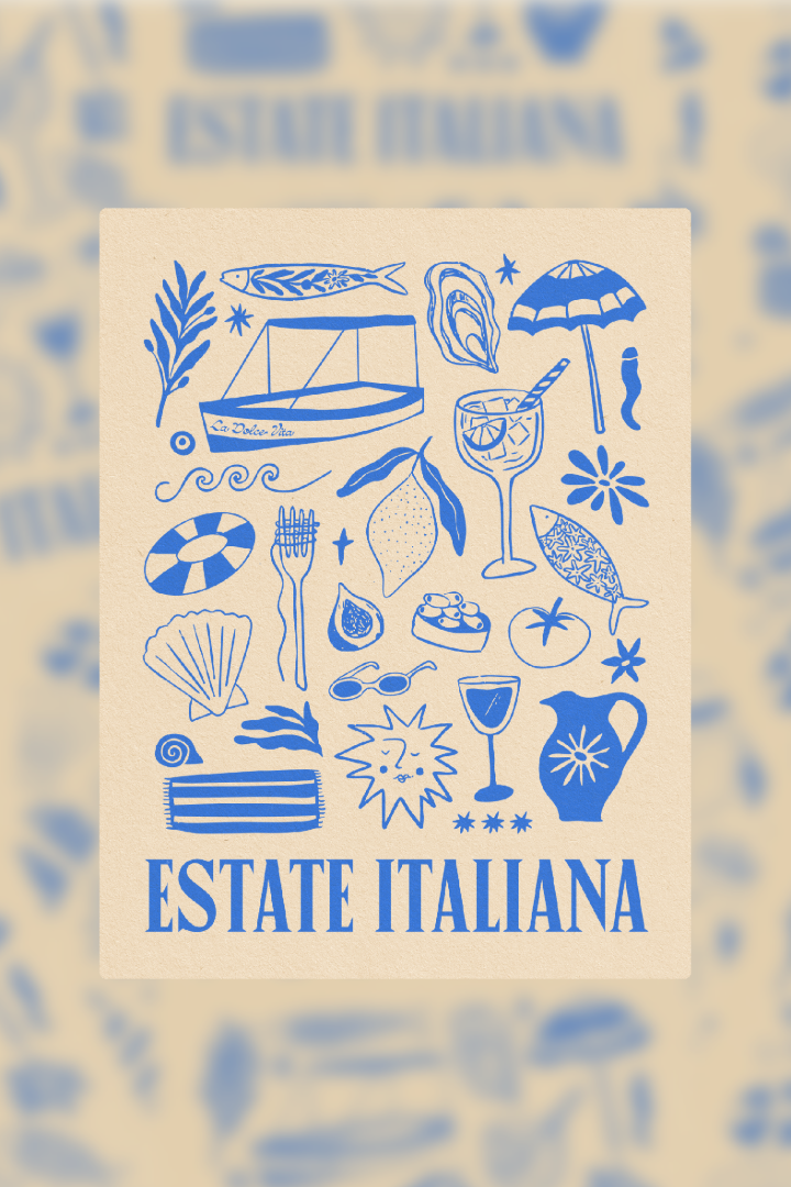 Italian Summer Sticker