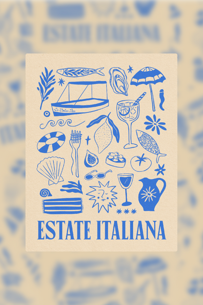 Italian Summer Sticker