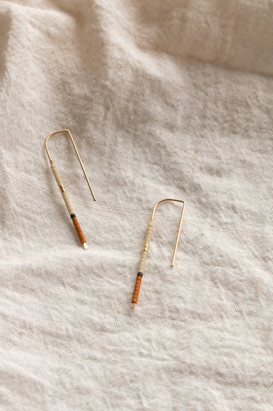 Mala Ear Pins | Large | Olive