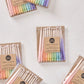 Beeswax Birthday Candles | Rainbow Ombré