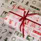 North Pole Post Double Sided Gift Wrap | Roll of 3 Sheets